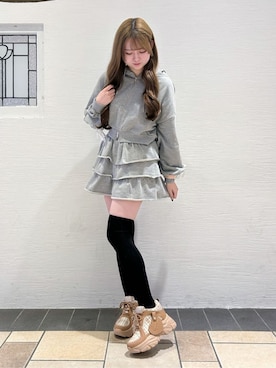 ゆうりさん(レディース・160cm)の冬コーディネート