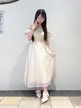 「ESPERANZA（エスペランサ）のアイテム（パンプス）」を使った、ゆうりさん（レディース・160cm）の夏コーディネート