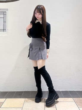 ゆうりさん(レディース・160cm)の冬コーディネート