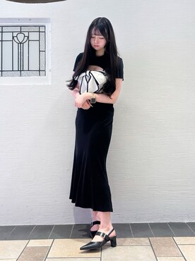 「ESPERANZA（エスペランサ）のアイテム（パンプス）」を使った、ゆうりさん（レディース・160cm）の夏コーディネート