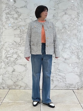 Tomoさん(レディース・148cm)の冬コーディネート