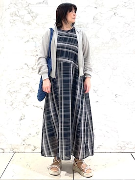 「grove（グローブ）のアイテム」を使った、Tomoさん（レディース・148cm）の夏コーディネート