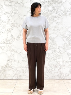「grove（グローブ）のアイテム」を使った、Tomoさん（レディース・148cm）の夏コーディネート