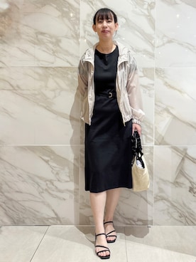 「index（インデックス）のアイテム（バッグ）」を使った、マキさん（レディース・156cm）の春コーディネート