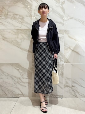 「index（インデックス）のアイテム（バッグ）」を使った、マキさん（レディース・156cm）の春コーディネート