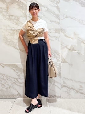 マキさん(レディース・156cm)の夏コーディネート