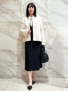 マキさん（レディース・156cm）の冬コーディネート