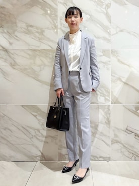 「index（インデックス）のアイテム（バッグ）」を使った、マキさん（レディース・156cm）の春コーディネート