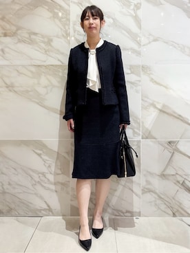 「index（インデックス）のアイテム（バッグ）」を使った、マキさん（レディース・156cm）の春コーディネート