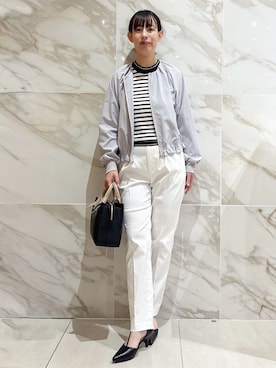 「index（インデックス）のアイテム（バッグ）」を使った、マキさん（レディース・156cm）の春コーディネート
