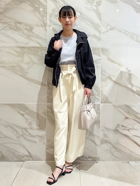 「index（インデックス）のアイテム（ブルゾン）」を使った、マキさん（レディース・156cm）の春コーディネート