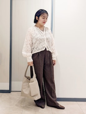「grove（グローブ）のアイテム」を使った、yukikaさん（レディース・153cm）の秋コーディネート