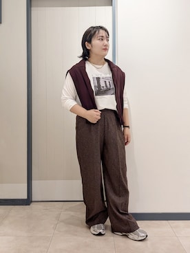 「grove（グローブ）のアイテム」を使った、yukikaさん（レディース・153cm）の秋コーディネート