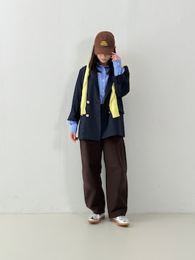 「en CAnAF（エンカナフ）のアイテム」を使った、encanafさん（レディース・161cm）の春コーディネート