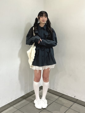 「merry jenny」｜kanakoさん（レディース・161cm）の秋コーディネート