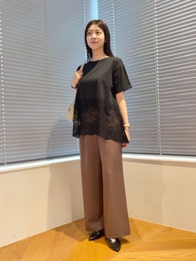 石川さん(レディース・165cm)の秋コーディネート