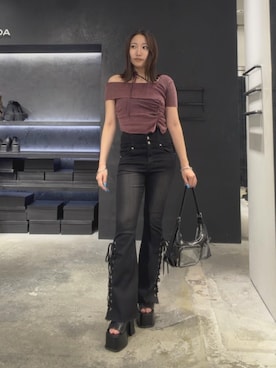 伊藤美玖さん(レディース・160cm)の夏コーディネート