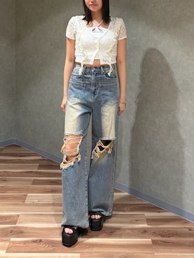 伊藤美玖さん(レディース・160cm)の夏コーディネート