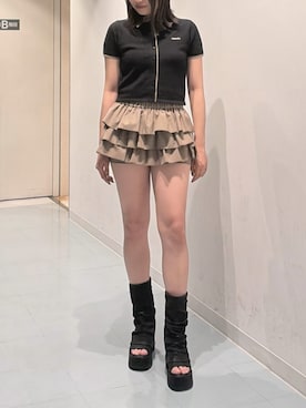伊藤美玖さん(レディース・160cm)の夏コーディネート