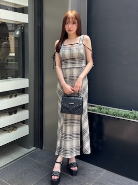 「LIPSERVICE（リップサービス）のアイテム」を使った、atomicboxxさん（レディース・158cm）の夏コーディネート