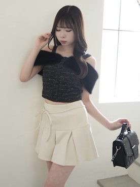 「LIPSERVICE（リップサービス）のアイテム」を使った、atomicboxxさん（レディース・160cm）の夏コーディネート