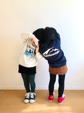 「★★★のアイテム」を使った、Omoさん（キッズ・120cm）の秋コーディネート