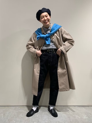 PAR ICI（パーリッシィ）の「交織ツイル ステンカラーコート（ステン