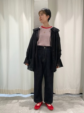 O-ishiさん(レディース・158cm)の夏コーディネート