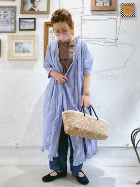 「かわいいコーデ」｜marimoさん（レディース・162cm）の夏コーディネート