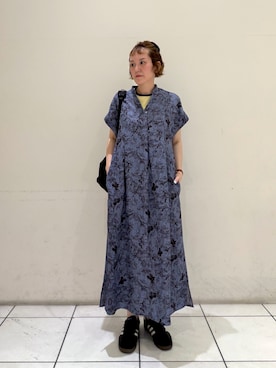 「FIL DE FER（フィルデフェール）のアイテム」を使った、kaji.さん（レディース・163cm）の夏コーディネート