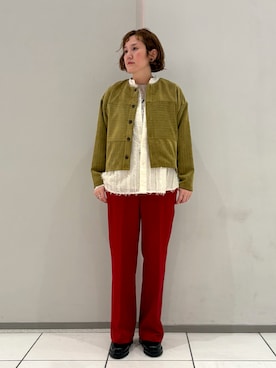 「FIL DE FER（フィルデフェール）のアイテム」を使った、kaji.さん（レディース・163cm）の冬コーディネート