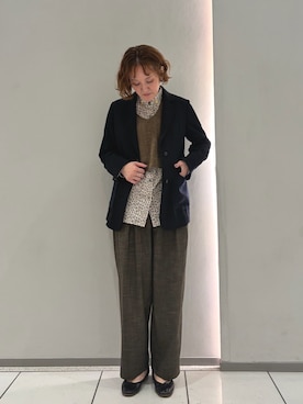 「アイテム（財布/小物）」を使った、kaji.さん（レディース・163cm）の秋コーディネート