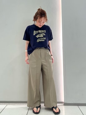 「オフィスカジュアル」｜kaji.さん（レディース・163cm）の夏コーディネート