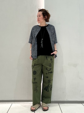 「rapiecage（ラピエサージュ）のアイテム」を使った、kaji.さん（レディース・163cm）の夏コーディネート