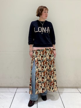 「FIL DE FER（フィルデフェール）のアイテム」を使った、kaji.さん（レディース・163cm）の春コーディネート