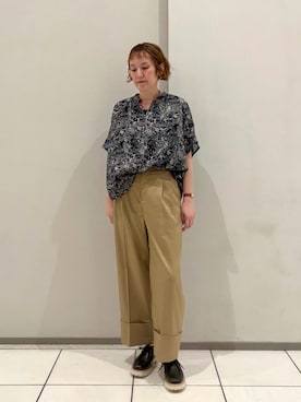 「FIL DE FER（フィルデフェール）のアイテム」を使った、kaji.さん（レディース・163cm）の夏コーディネート