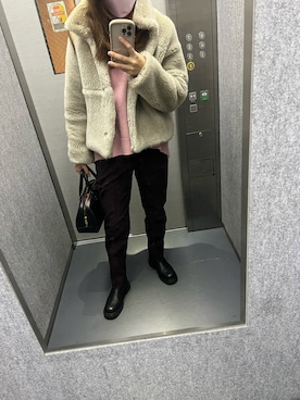 「NICAL（ニカル）のアイテム」を使った、gagaさん（レディース・152cm）の冬コーディネート