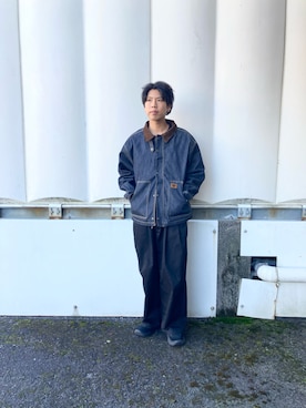 「アイテム（チノパンツ）」を使った、あんころもちさん（メンズ・176cm・30代）の秋コーディネート