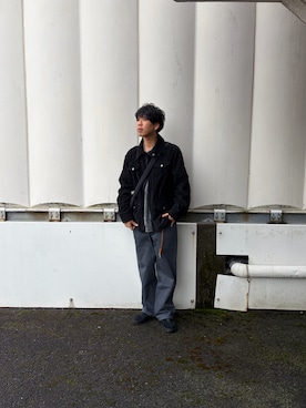 「Our Legacy（アワーレガシー）のアイテム」を使った、あんころもちさん（メンズ・176cm）の冬コーディネート