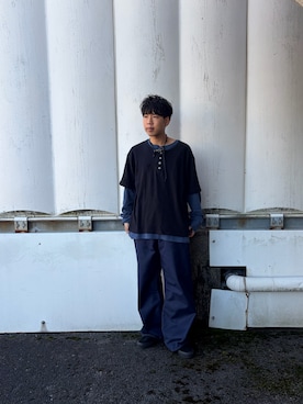 「Our Legacy（アワーレガシー）のアイテム」を使った、あんころもちゃさん（メンズ・176cm）の秋コーディネート