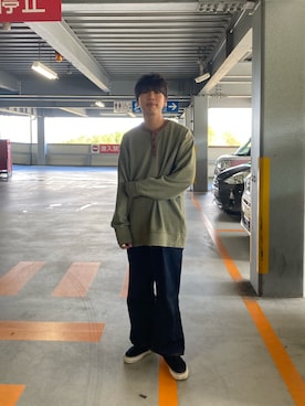 「アイテム（その他シューズ）」を使った、あんころもちさん（メンズ・176cm）の秋コーディネート