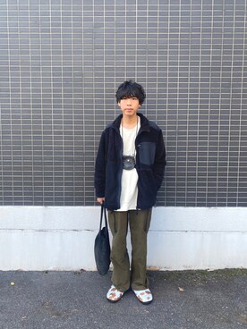 あんころもちさん（メンズ・176cm）の冬コーディネート