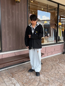 「MERRELL（メレル）のアイテム」を使った、あんころもちさん（メンズ・176cm）の春コーディネート