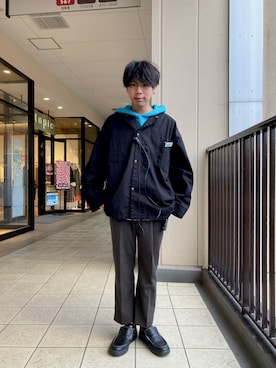 あんころもちさん(メンズ・176cm)の冬コーディネート
