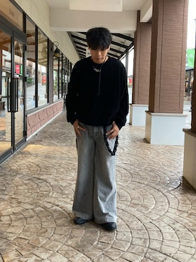 「アイテム（サンダル）」を使った、あんころもちさん（メンズ・176cm・30代）の秋コーディネート