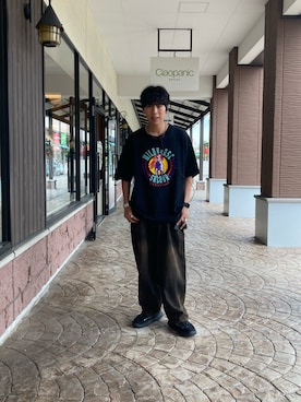 「アイテム（サンダル）」を使った、あんころもちさん（メンズ・176cm・30代）の夏コーディネート