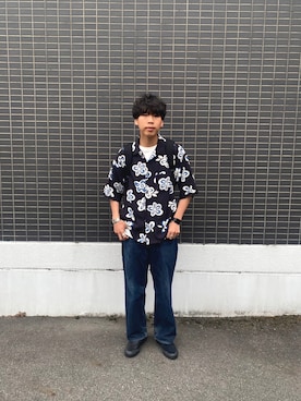 「TENBOX（テンボックス）のアイテム」を使った、あんころもちさん（メンズ・176cm）の夏コーディネート