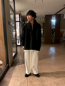 「PG（ピージー）のアイテム」を使った、あんころもちさん（メンズ・176cm）の冬コーディネート