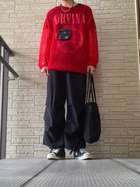 あんころもちさん（メンズ・176cm）の春コーディネート