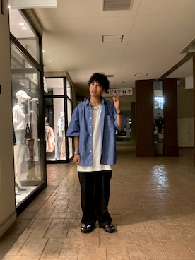 あんころもちさん(メンズ・176cm)の夏コーディネート